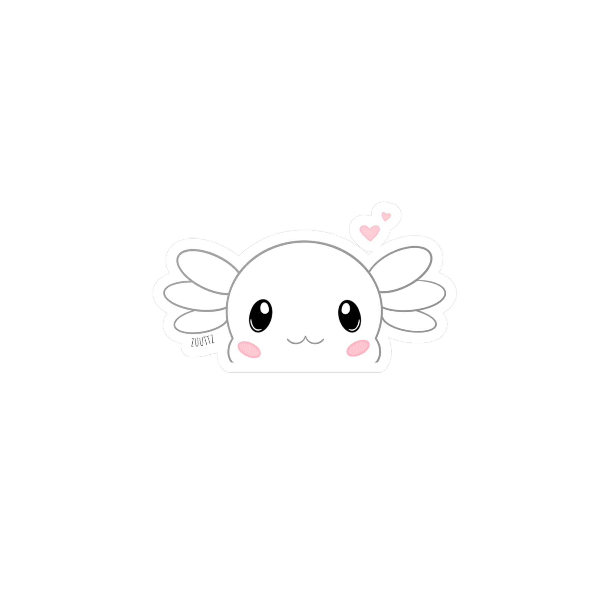 Zuuttz Axolotl Kiss-Cut Vinyl Decals