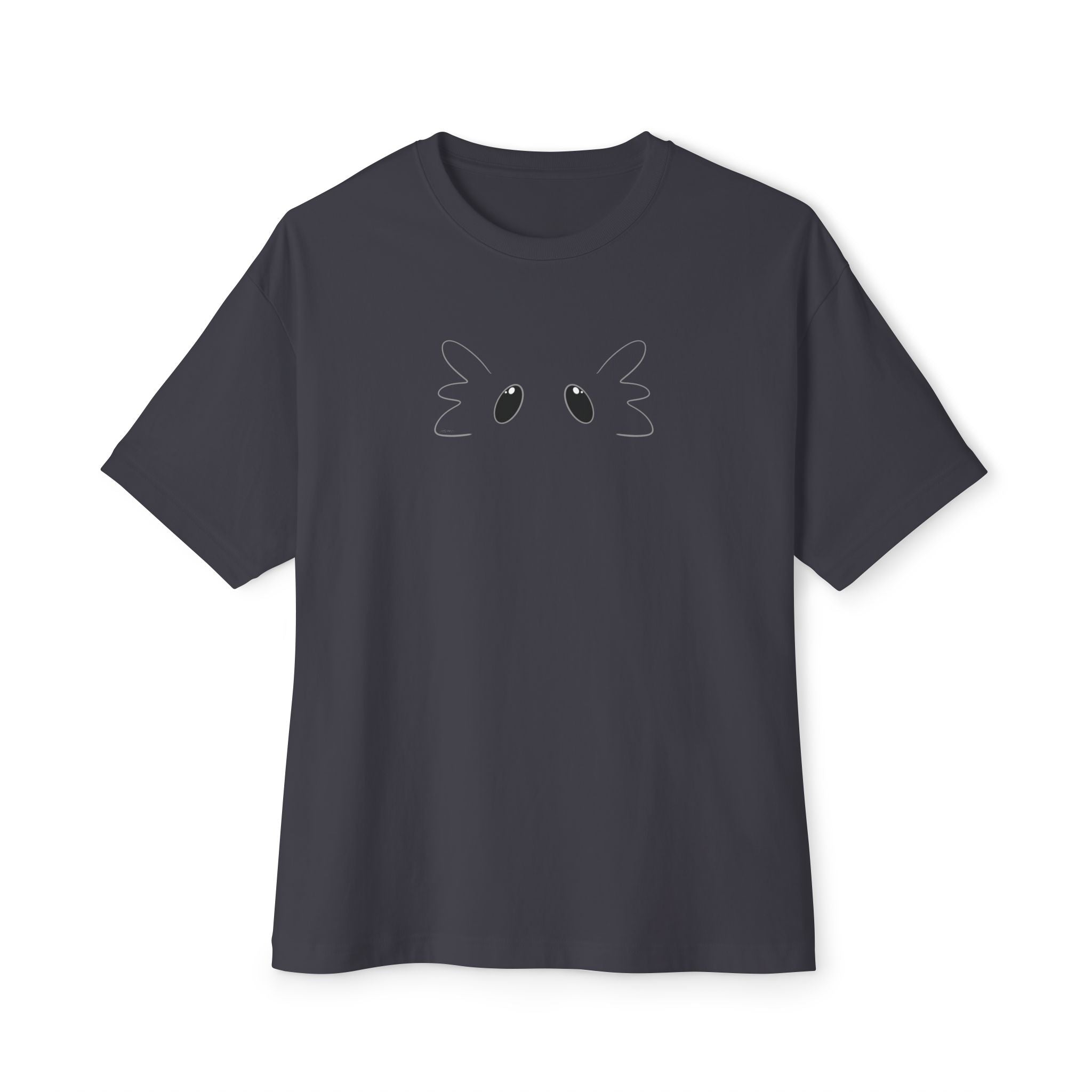 Zuuttz Axolotl Face Unisex Oversized Boxy Tee