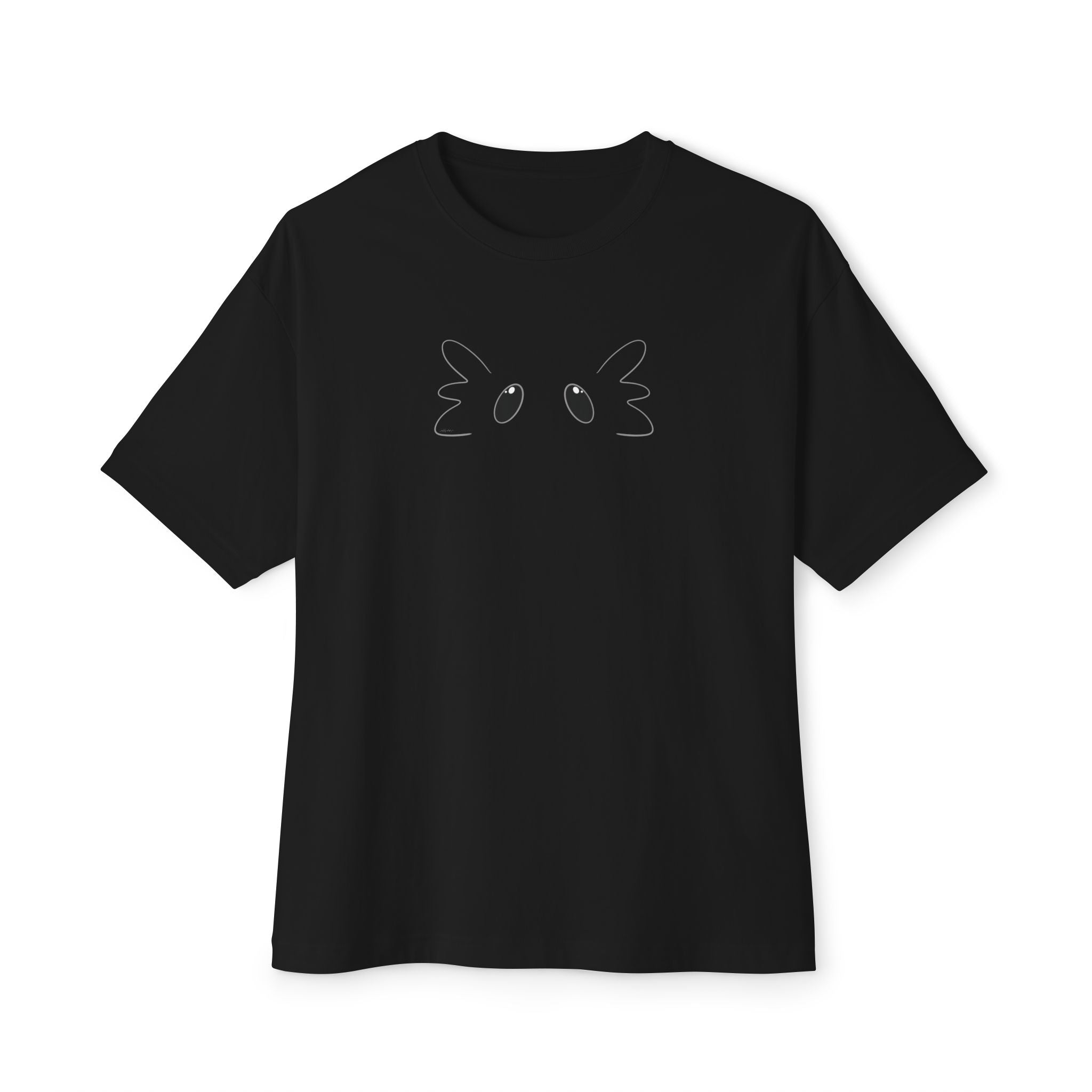 Zuuttz Axolotl Face Unisex Oversized Boxy Tee