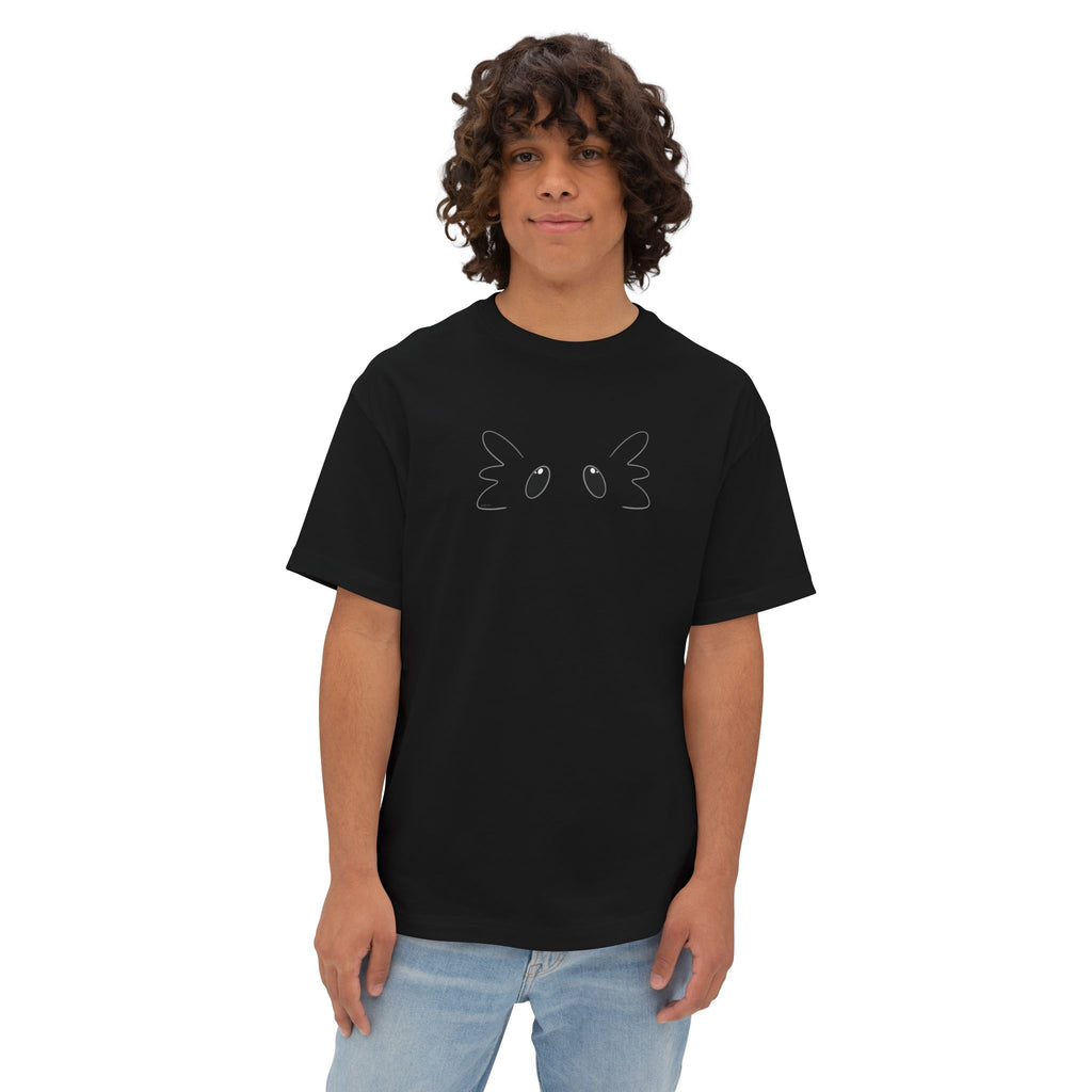 Zuuttz Axolotl Face Unisex Oversized Boxy Tee