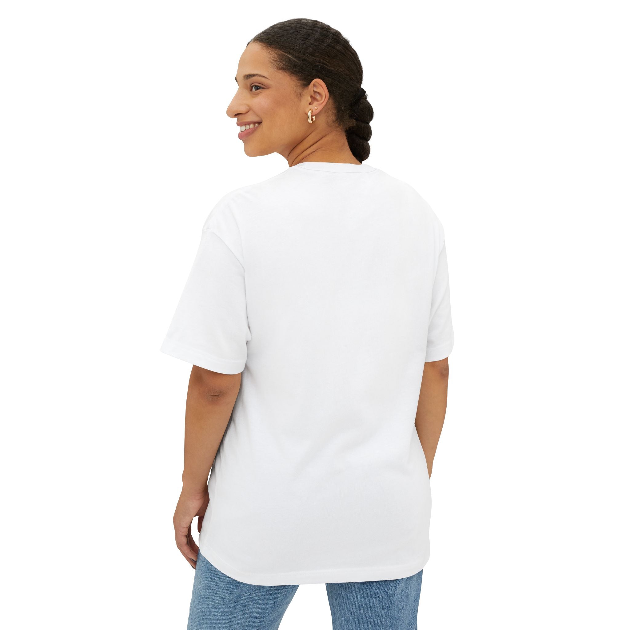 Zuuttz Axolotl Face Unisex Oversized Boxy Tee