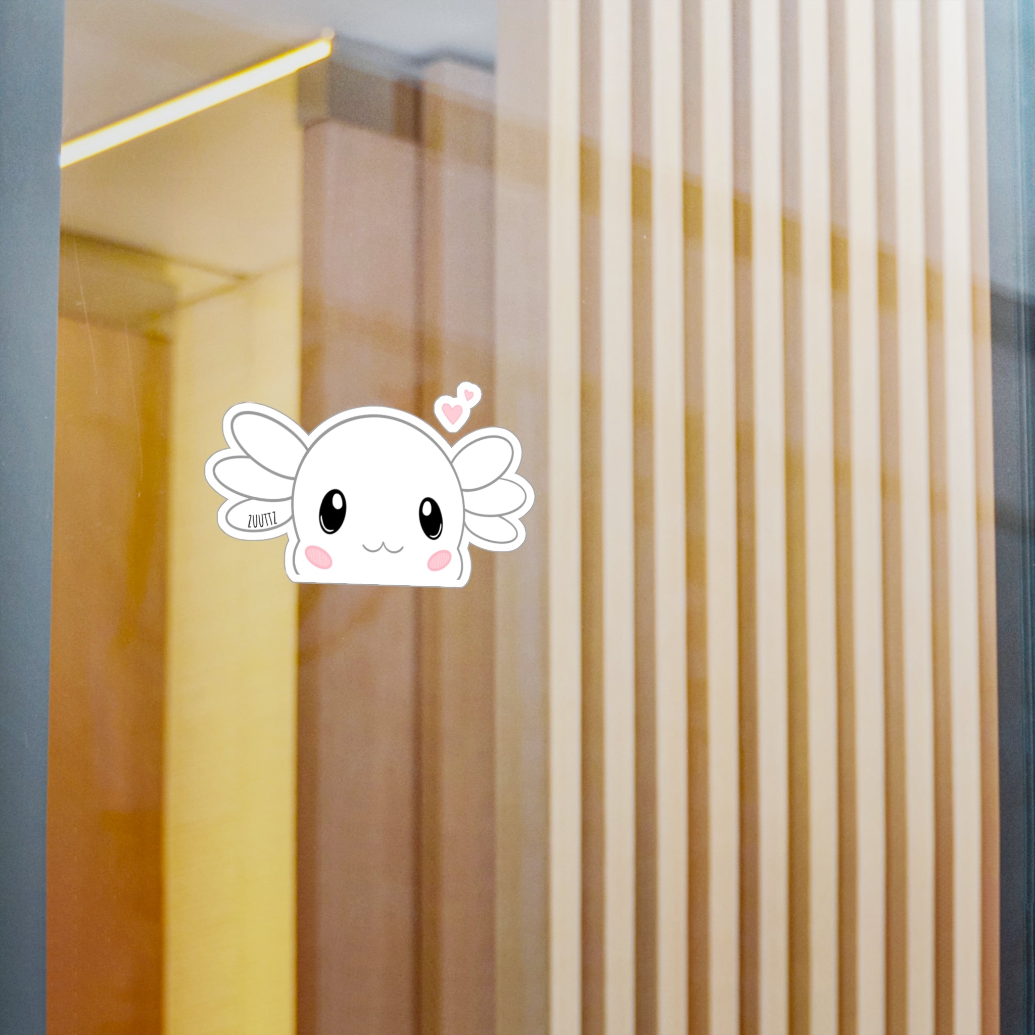Zuuttz Axolotl Kiss-Cut Vinyl Decals