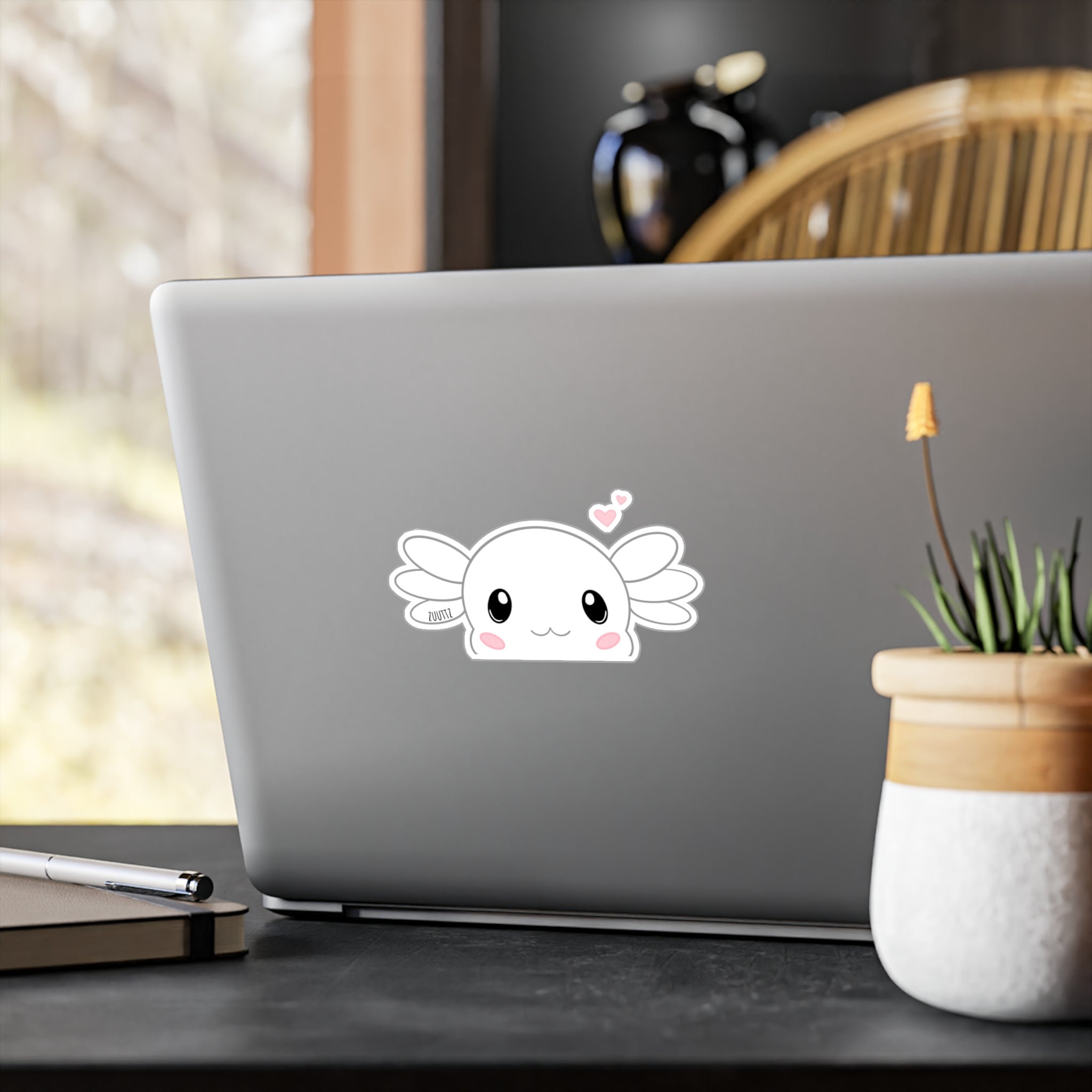 Zuuttz Axolotl Kiss-Cut Vinyl Decals