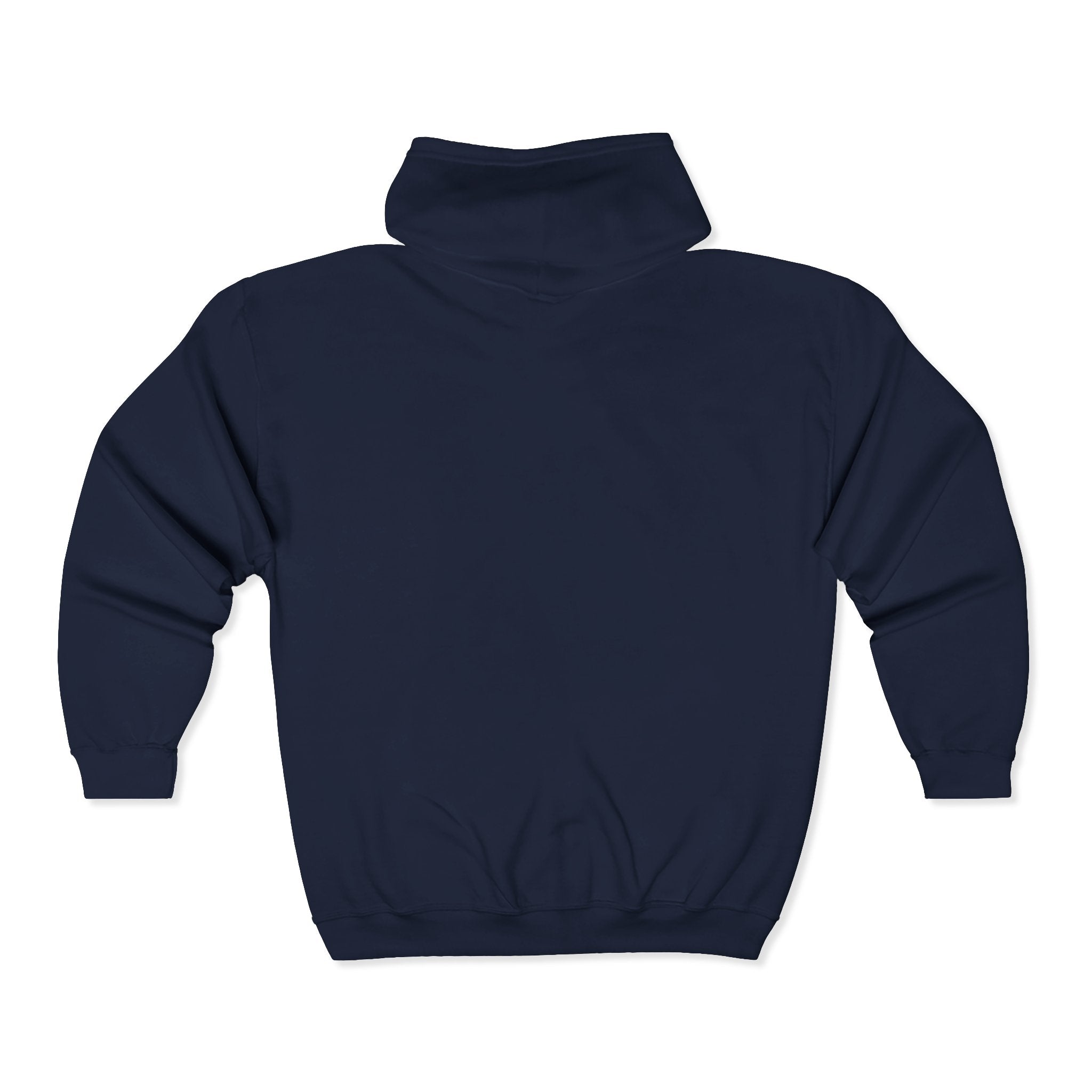 Axolotl Embroidered Full‑Zip Hoodie
