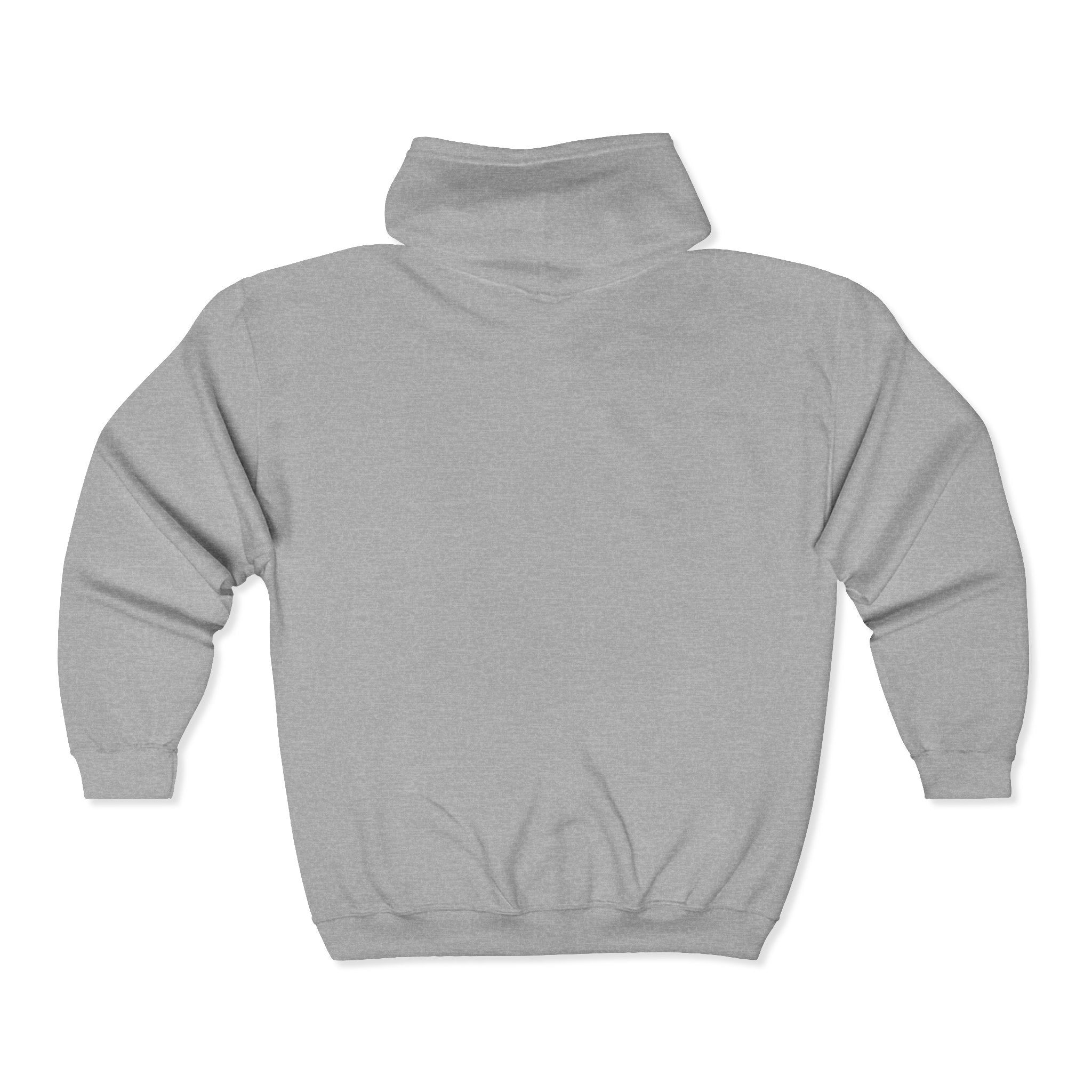 Axolotl Embroidered Full‑Zip Hoodie