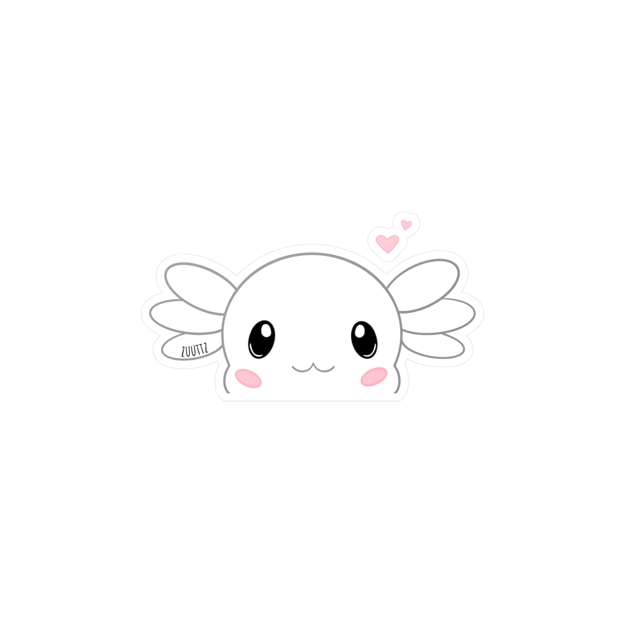 Zuuttz Axolotl Kiss-Cut Vinyl Decals