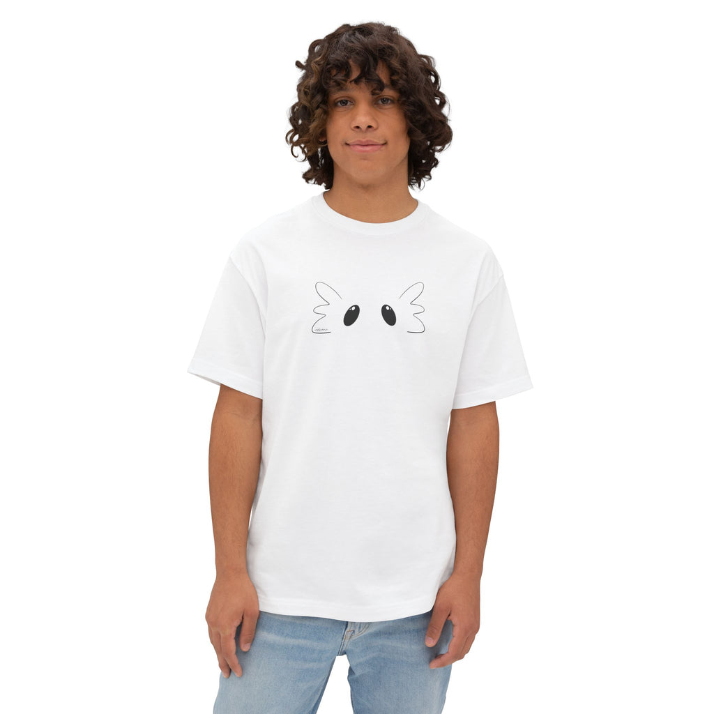 Zuuttz Axolotl Face Unisex Oversized Boxy Tee